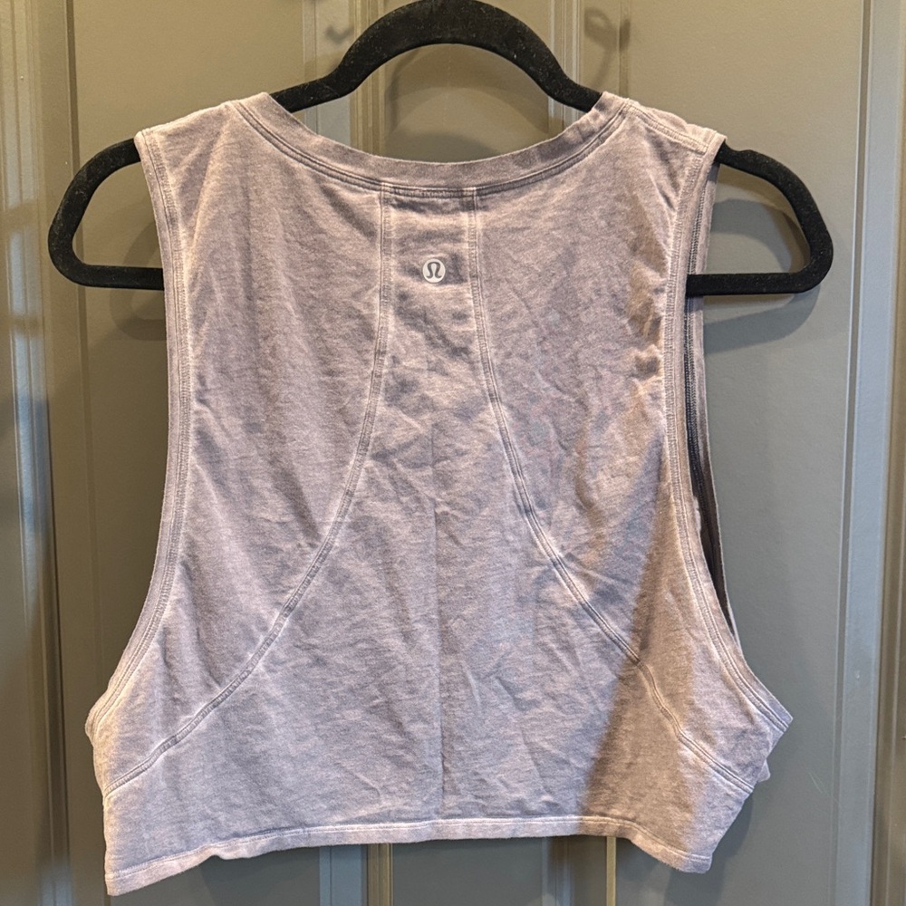 lululemon athletica Light Gray Muscle Tee